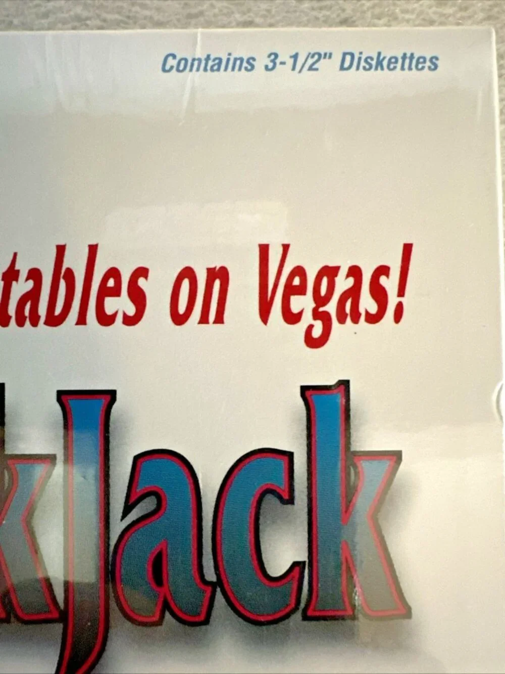 Blackjack Inner Vision Software Big Box PC Game 3.5